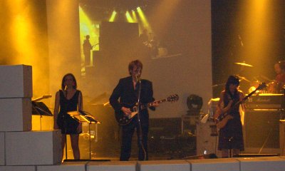 Imagen tomada durante la The Wall Performance de Barcelona
