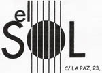 Logo del bar zaragozano EL SOL