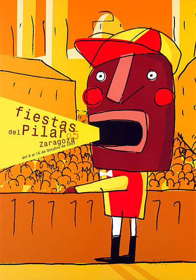 Cartel oficial Fiestas del Pilar 2005
