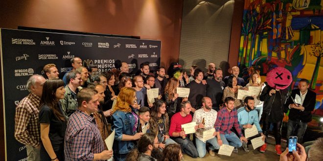 Lectura de nominaciones, Foto de familia XVIII Premios de la Música Aragonesa