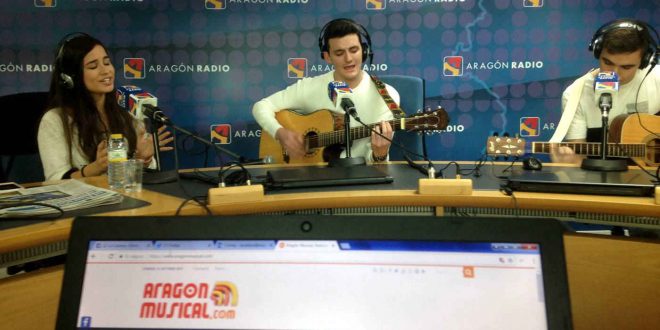 Cómplices del Viento en la sección En Vivo de Aragón Radio