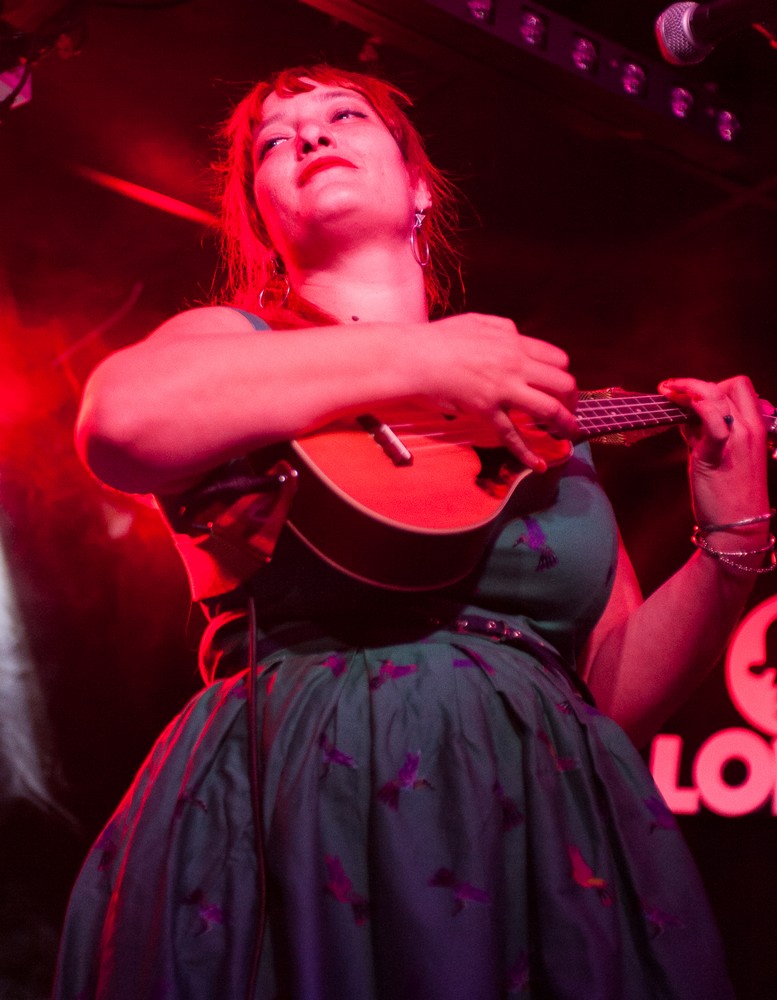 Louise Weber en La Sala LOPEZ el 2 de diciembre de 2017. Por Ángel Burbano