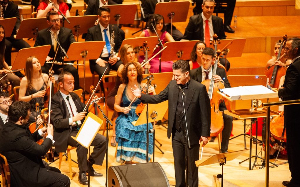 Santiago Auserón en la Sala Mozart el 22 de abril de 2018. Foto, Ángel Burbano