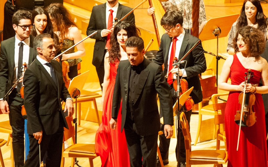 Santiago Auserón en la Sala Mozart el 22 de abril de 2018. Foto, Ángel Burbano