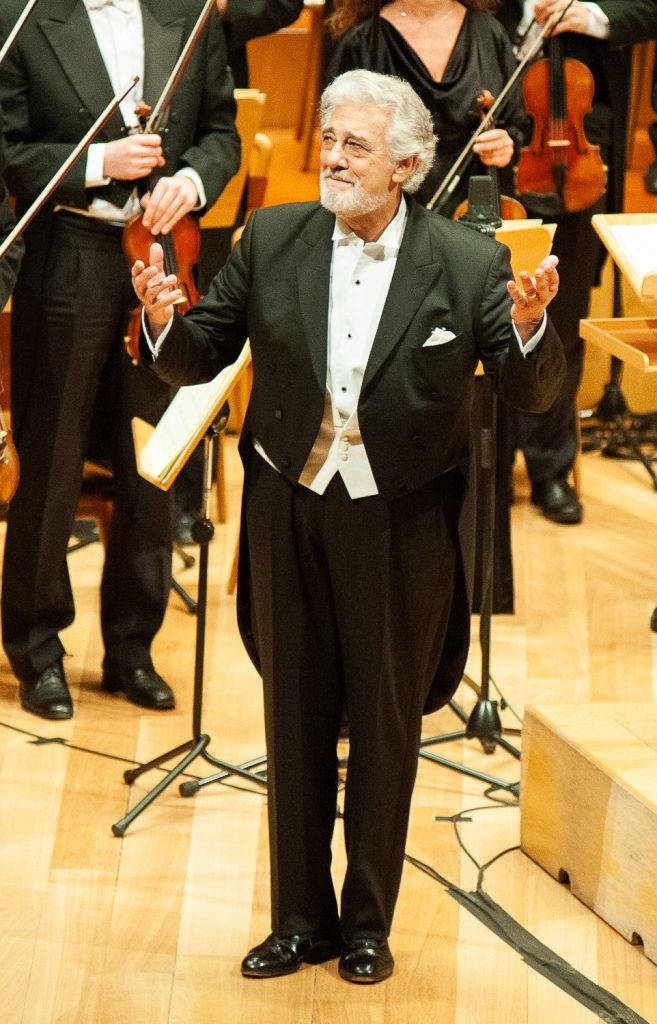 Plácido Domingo en la Sala Mozart el 22 de mayo de 2018 - Foto de Ángel Burbano