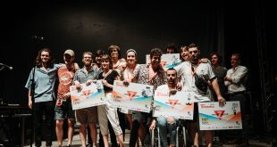 Foto de familia. Ganadores del AmbarZMusic 2018. Foto, Ana Escario / Aragón Musical