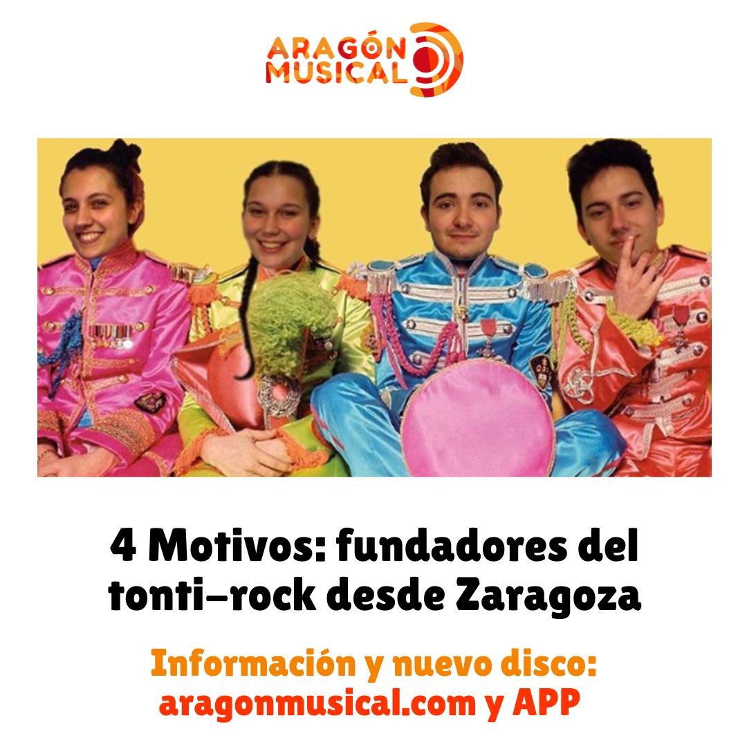 ☀ En pleno agosto, los zaragozanos @4motivos sacan a la luz su nuevo epé: #LaTrilogíaDelAmor. Info y disco disponibles ya en aragonmusical.com y APP de Aragón Musical. Los fundadores del #TontiRock dan un giro hacia aires más frescos. Todo un potente ventilador musical para que llevemos mejor el verano 🌬

#AragónEsMusical #Aragón #Aragon #Zaragoza #4Motivos #CuatroMotivos #ZaragozaMola #Pop #Rock #PopRock #Música #Music