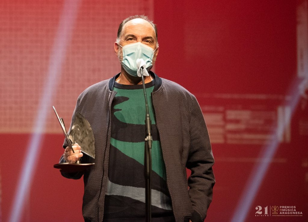 Luis Lles / 21 Premios de la Música Aragonesa. Foto, Ángel Burbano