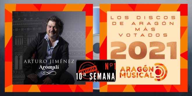 Arturo Jiménez es número 1 de la lista de discos aragoneses más votados de 2021 en Aragón Musical en la 10ª semana