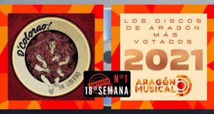'En Libertad' de D´Colorao se encuentra en el primer puesto de los Discos Aragoneses de 2021 de Aragón Musical en la 18ª semana de votaciones