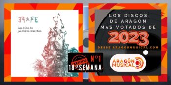 'Los días de las palabras muertas' de EFFE es el disco aragonés más votado en la 18ª semana de grabaciones de más destacados de 2023.