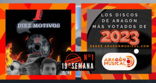 'Diez Motivos' de Ipsos es la grabación más votada en la 19ª semana de discos aragoneses favoritos de 2023.