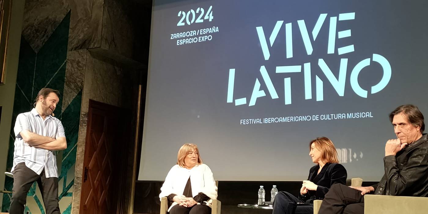 Durante la presentación del Vive Latino España 2024.