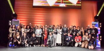 Foto de familia de los 25º Premios de la Música Aragonesa